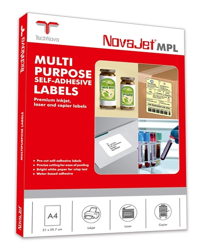 [P2468] Novajet Technova Sticker A4 MPL-65 (B10)