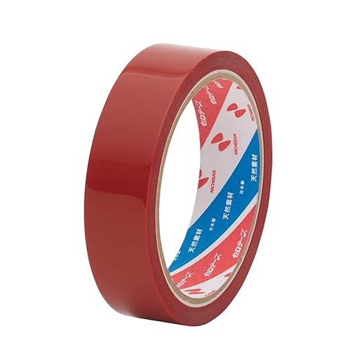 [P4860] Redking Red Colour Cellotape 1 Inch 24mm x 36 Meter-Pack of 12